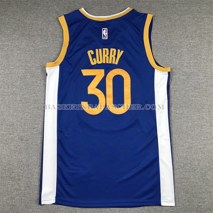 Maillot Golden State Warriors Stephen Curry NO 30 Icon 2022-23 Bleu